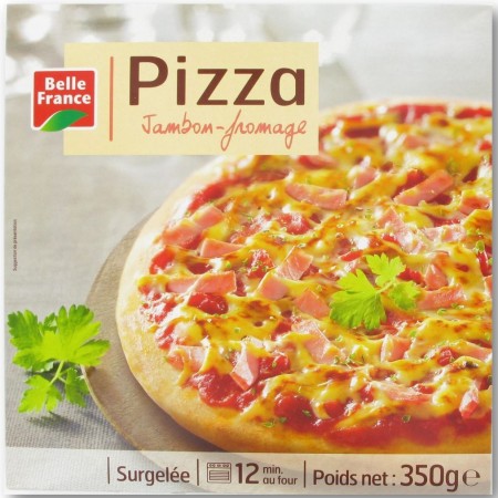PIZZA JAMBON FROMAGE BF ETUI 350 G
